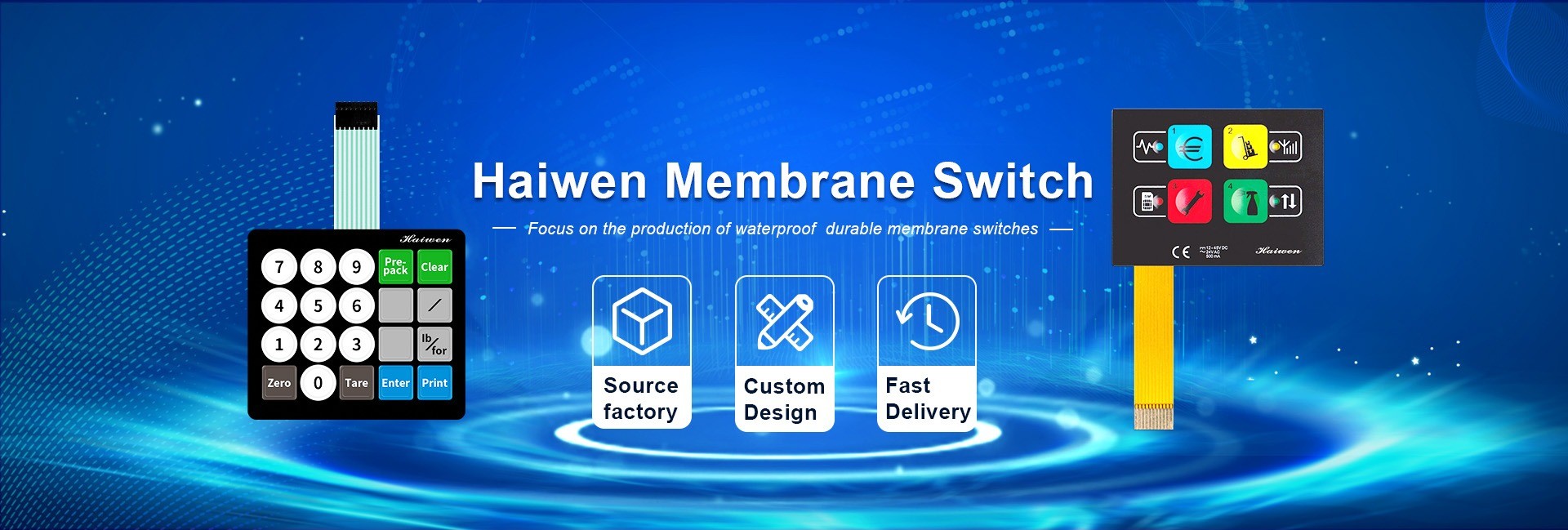 کیفیت سوئیچ غشایی مدار PET کارخانه